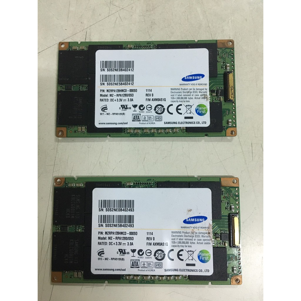 Samsung三星 SSD 1.8英吋128G Mz-rpa1280 固態硬碟&lt;二手良品&gt;