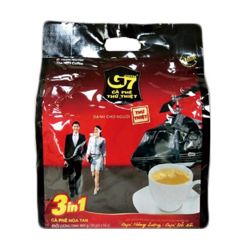 ［誰的店］越南 G7~三合一即溶咖啡50入(袋裝)