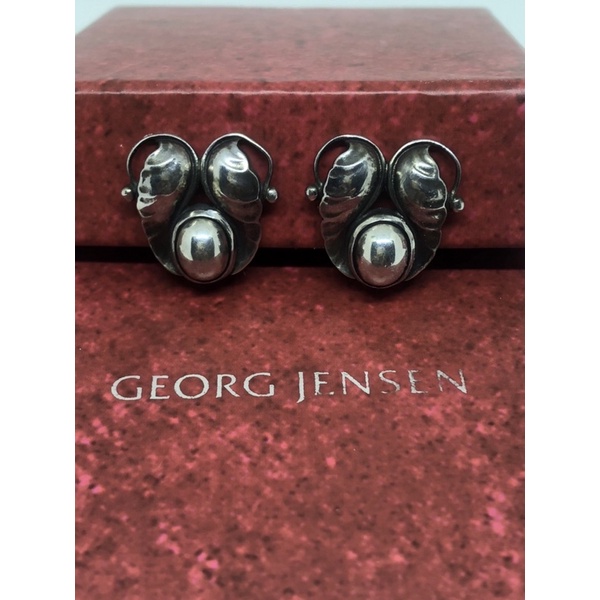 喬治傑生 georg jensen1994夾式耳環