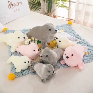 ✨✨海豹公仔可愛海獅模擬毛絨 玩偶 趴趴抱枕 海洋館紀念品 海豹娃娃 海獅娃娃 海洋動物玩偶 海豹公仔