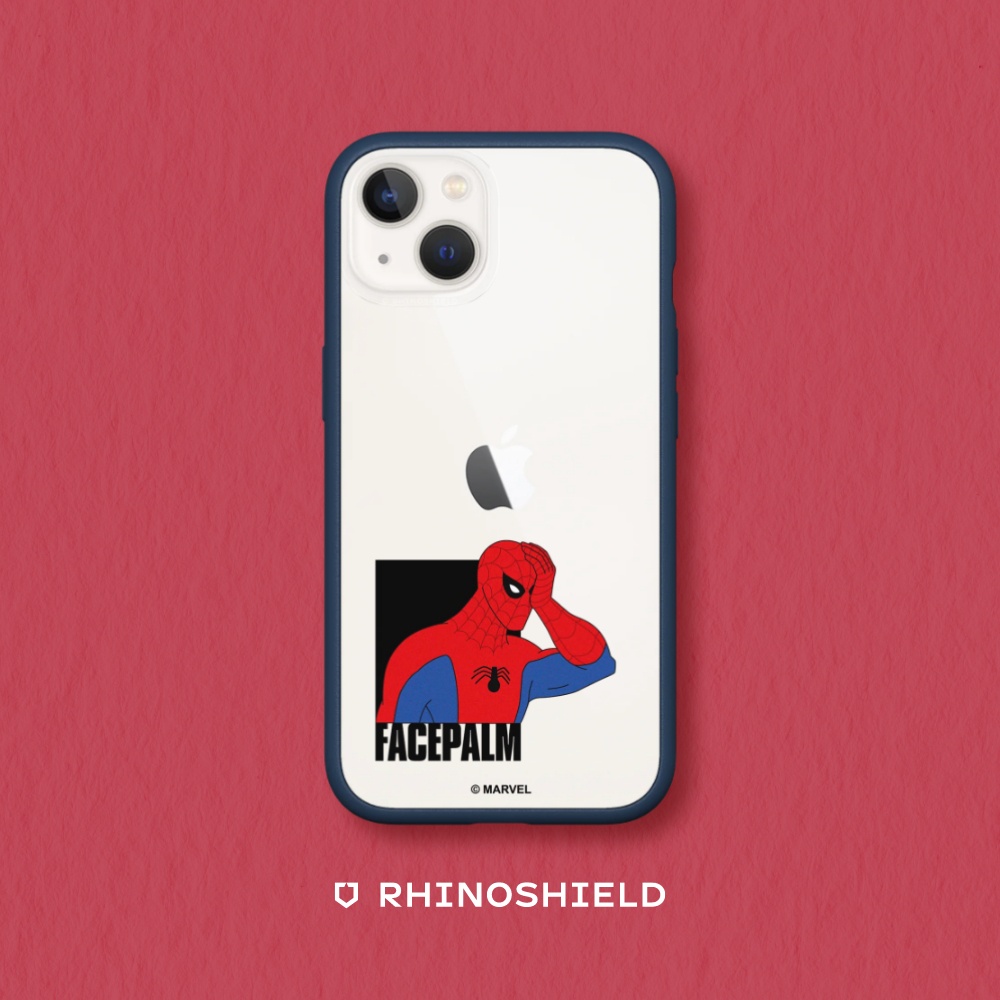 犀牛盾 適用iPhone Mod NX邊框背蓋手機殼∣Marvel系列/蜘蛛人-有趣Emoji