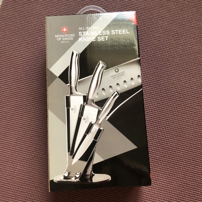 🆕 瑞士moncross 420不鏽鋼一體成型刀具組🔪 萬用刀 料理刀
