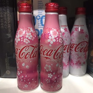 日本限定 Coca-Cola 可口可樂 日本櫻花限定瓶 2019櫻花曲線瓶 單瓶售 收藏品