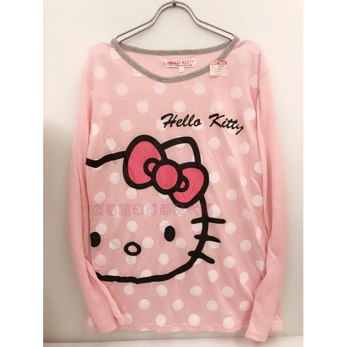 §A-mon日本雜貨屋§日本正版 三麗鷗Sanrio凱蒂貓Hello Kitty成套睡衣*居家服3件一套LL限定販賣