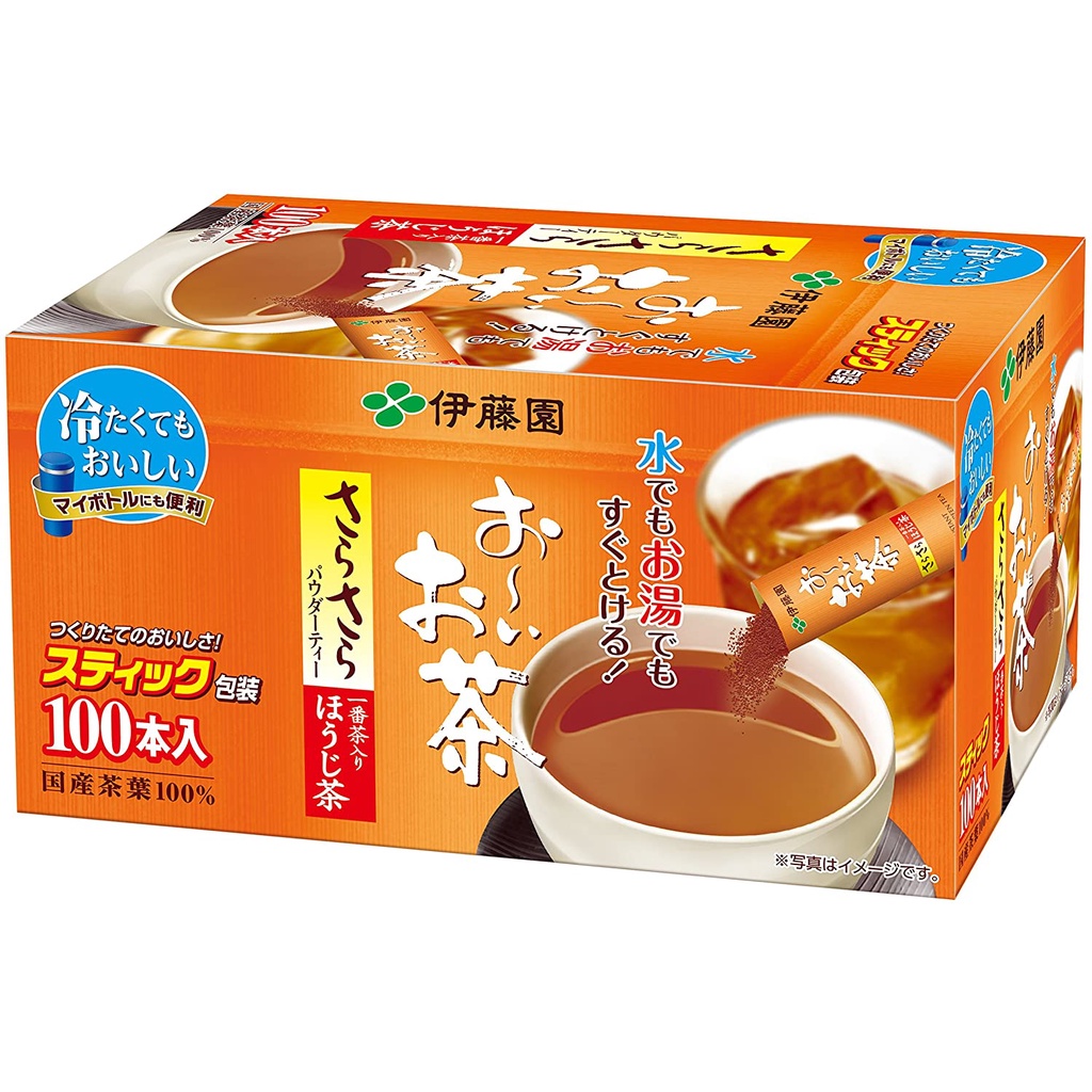 日本直送 伊藤園 ITOEN 焙茶（棒型）0.8g x 100本