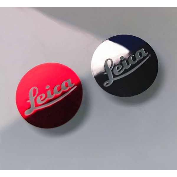 ✳【貼紙】萊卡 LEICA金屬貼紙 標誌logo 手機貼 相機貼 個性裝飾動漫金屬貼♜