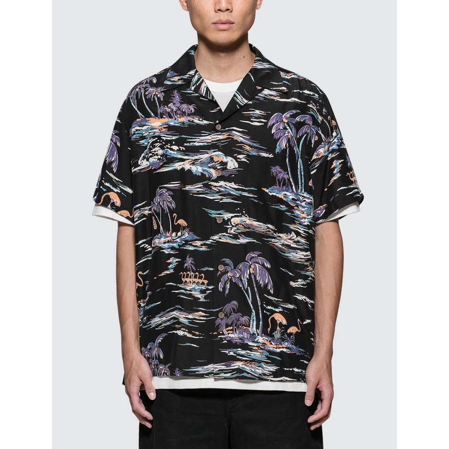 二手 現貨 WACKO MARIA ISLAND SEA HAWAIIAN SHIRT 天國東京 短袖 襯衫 L號