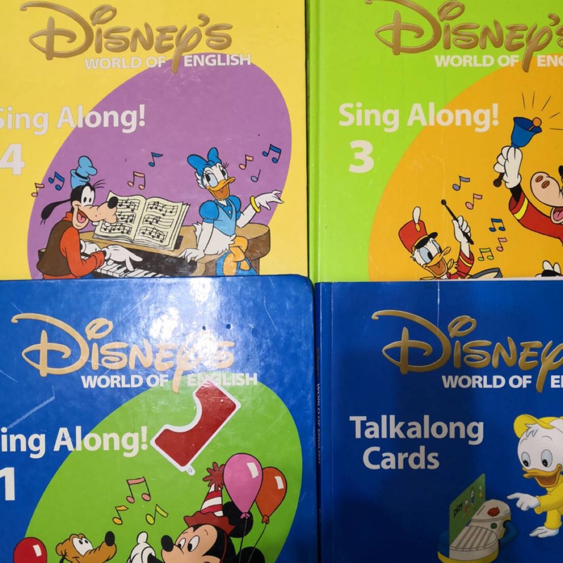 寰宇 迪士尼 四本書連賣 二手書籍