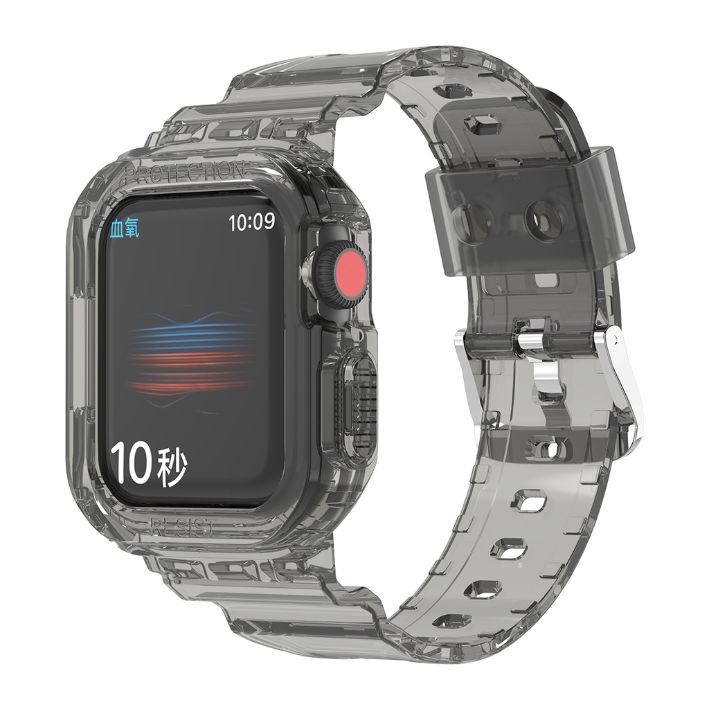 適用於Apple Watch 7 透明錶帶 Iwatch 錶帶系列 41mm 45mm