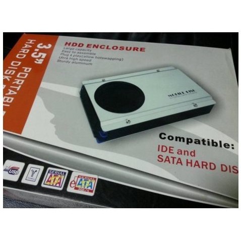 3.5 硬碟外接盒 (黑色)HDD ENCLOSURE (USB / IDE / SATA)