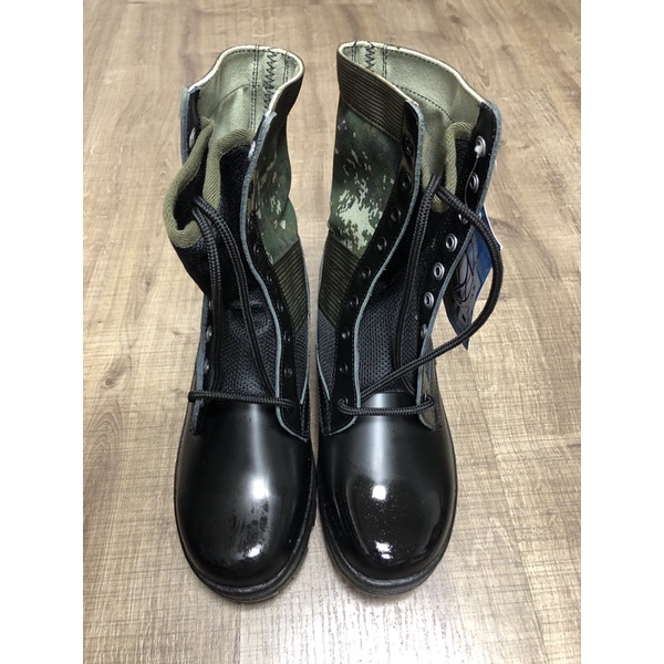 ［全新］國軍 陸軍 數位迷彩 大頭皮鞋 工作鞋 野戰靴 4號 送拉鏈盤及鞋墊