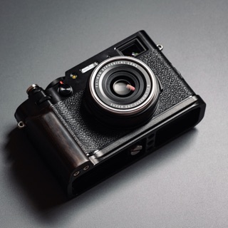 「富士雜貨店」富士 Fujifilm X100V X100VI 手把 木料手柄 紫光檀木把手