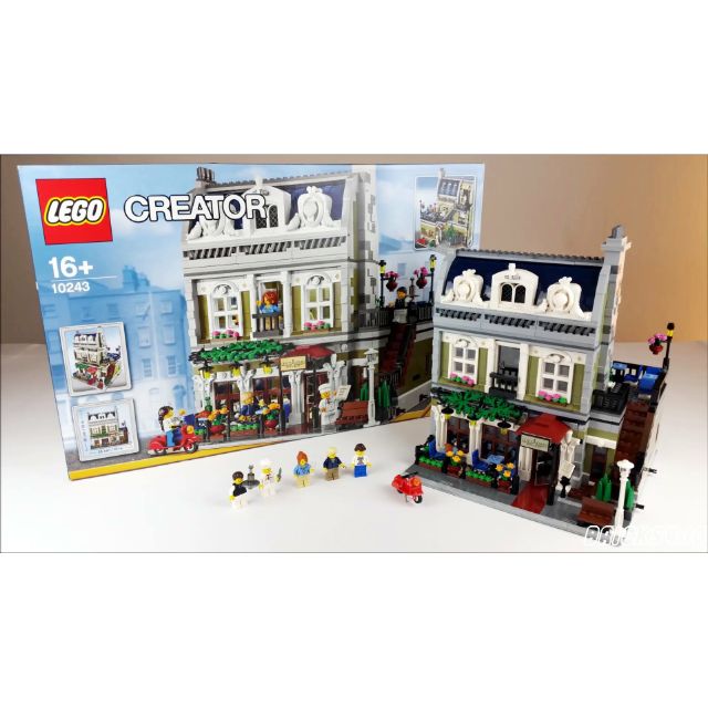 樂高 lego 10243 creator 街景 巴黎餐廳 二手美品 現貨 lego10243