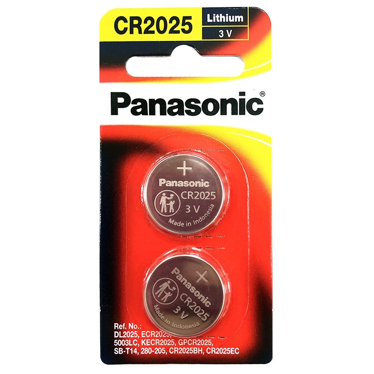 【中將3C】Panasonic CR2025鋰鈕扣電池 一卡2入 .CR-2025TW/2B