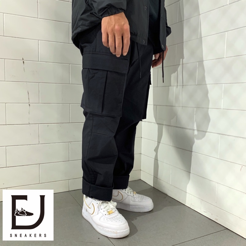 -EJ- NIKE SB FLEX PANTS 綁腿 工裝 工作褲 長褲 黑/深藍AT3496-010/475