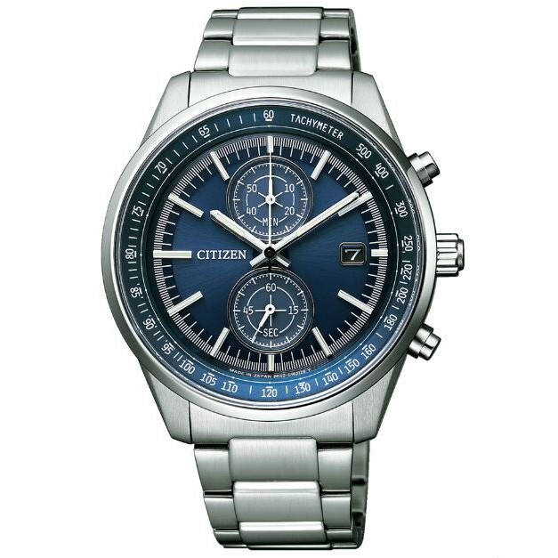 CITIZEN 星辰 CA7030-97L PROMASTER 日期計時光動能腕錶 /藍面 41mm