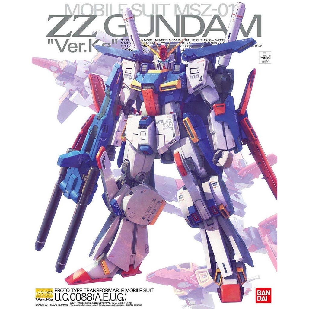 【萌品市集】組裝模型 BANDAI MG#199 ZZ鋼彈 Ver.Ka