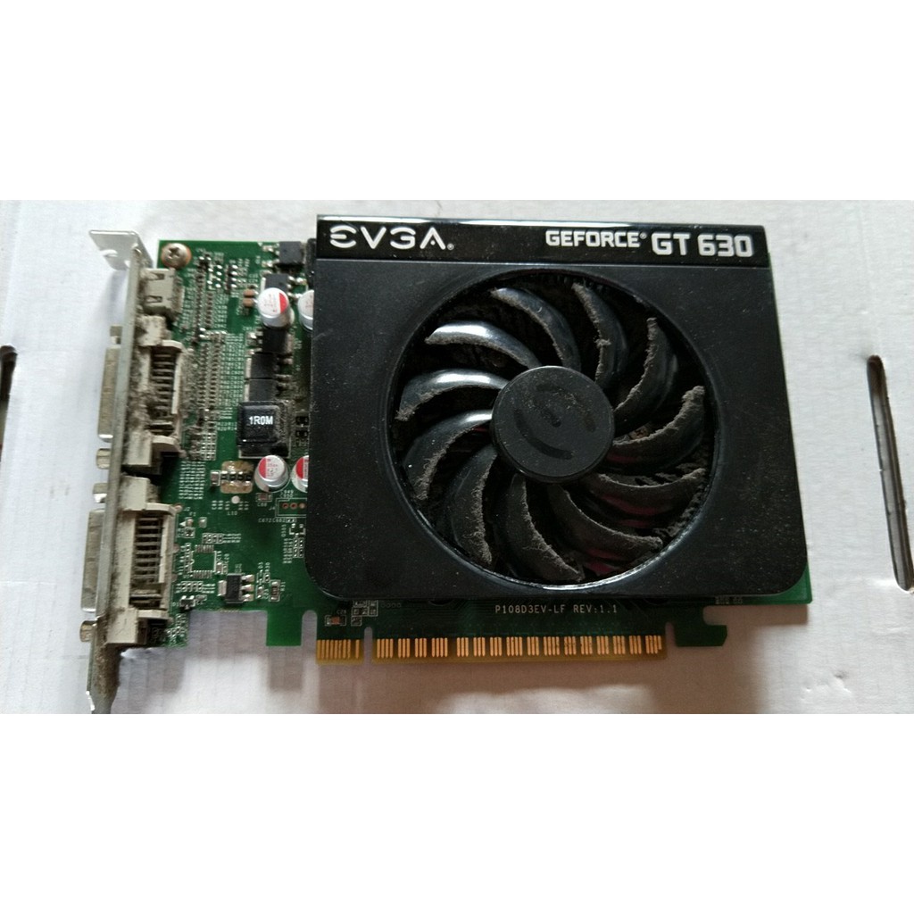 【一姐】二手顯卡EVGA GT630 P/N:02G-P3-2639-KR 2GB DDR3 128B保固14天