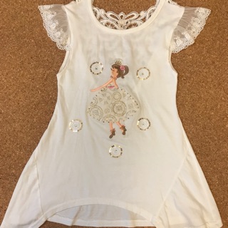 近全新 正韓童裝 Dandy House 女童 夏裝 芭蕾 洋裝 白色 11