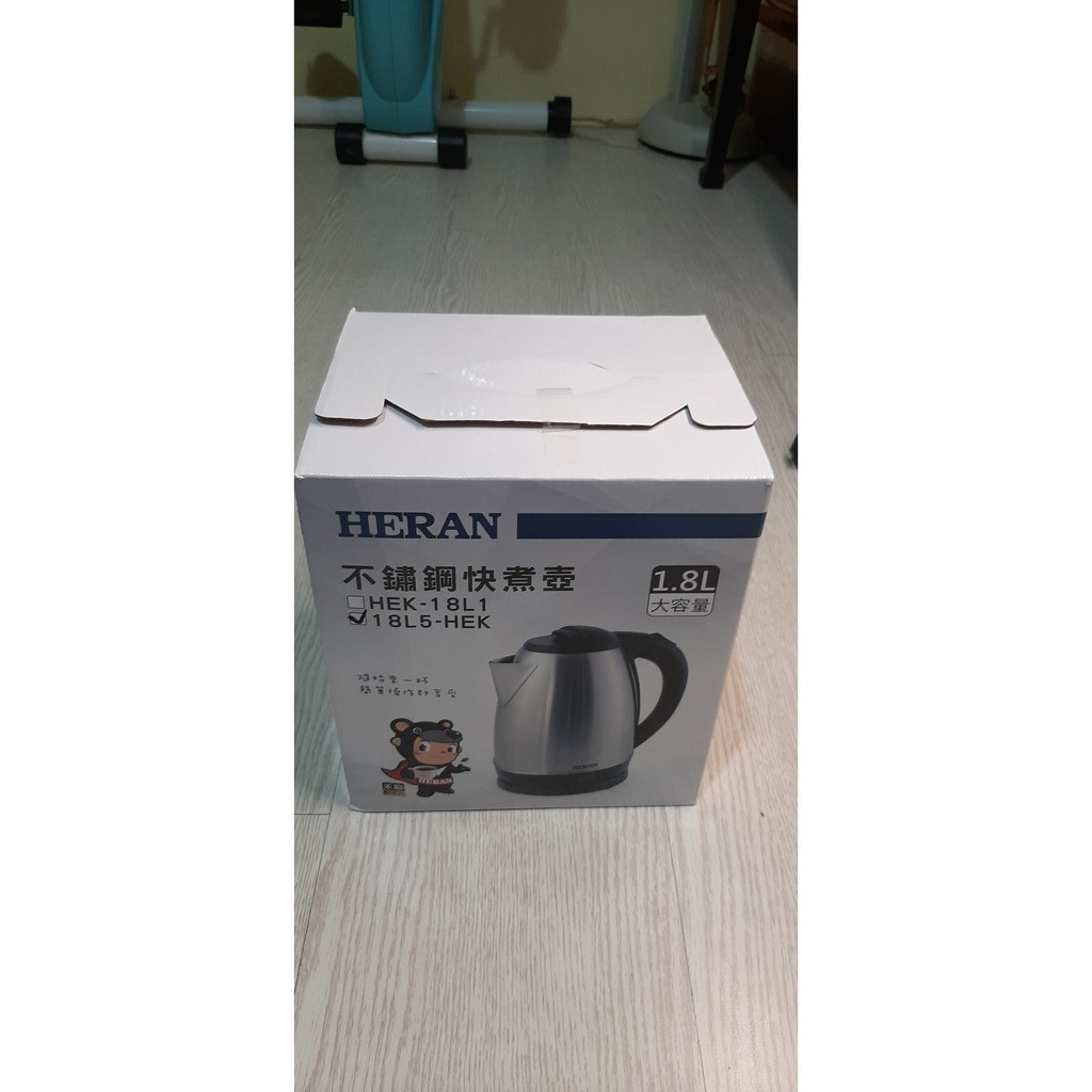 HERAN 禾聯 1.8L 304不鏽鋼快煮壺(18L5-HEK)