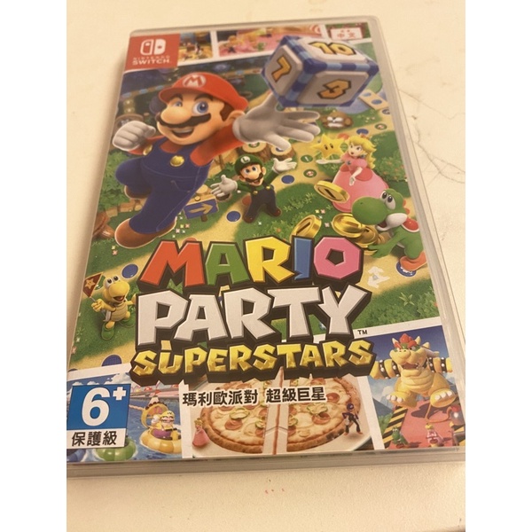 二手 switch瑪利歐派對 超級巨星 中文版 Mario Party Superstars