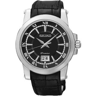 SEIKO Premier 紳士腕錶/6N76-00B0A/SUR015J2