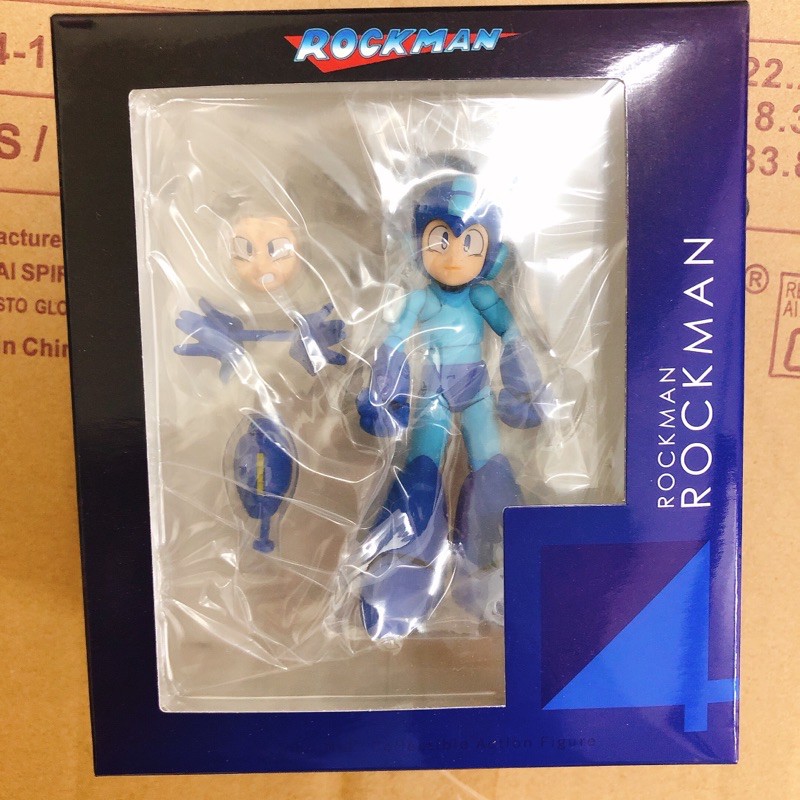 庫存挖寶 日版 全新 千值練4inch-nel MEGAMAN洛克人 初代 元祖 Rockman 可動