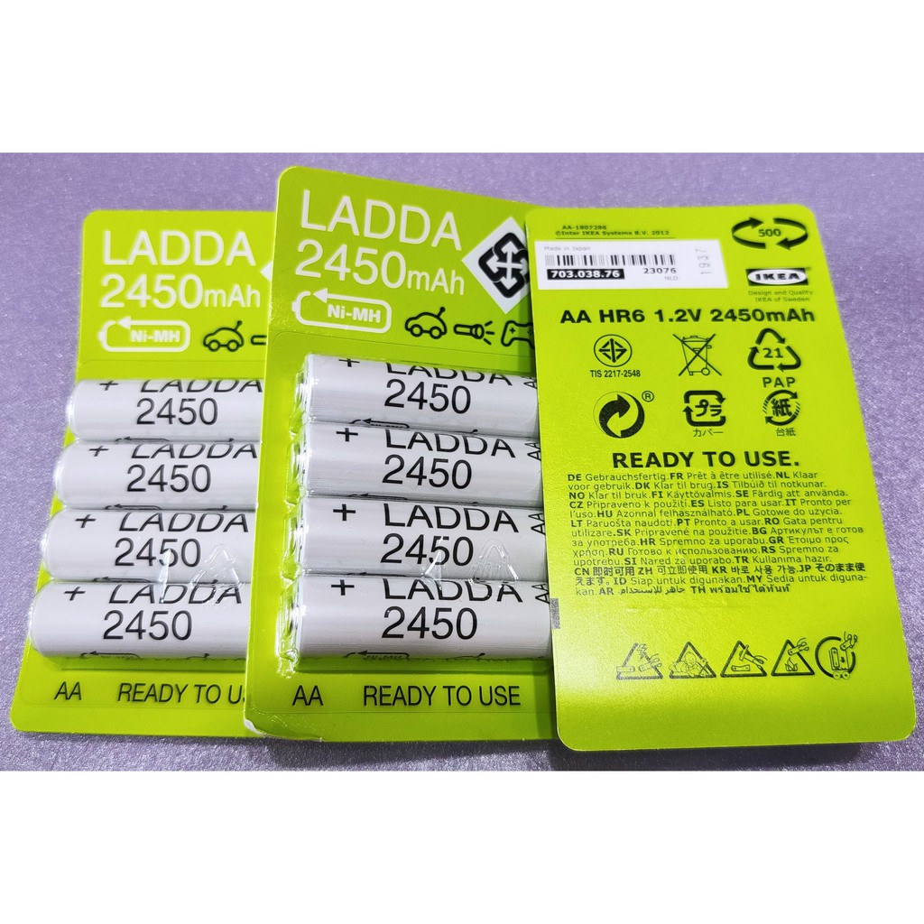 § 現貨 § IKEA 宜家 LADDA  3號AA 2450mAh  電池 充電電池 剩一組