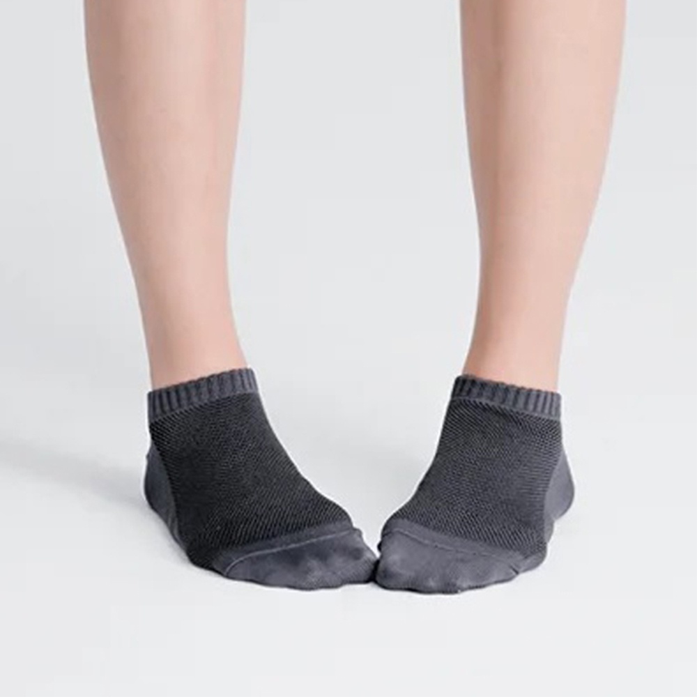 【WIWI】MIT發熱抑菌按摩船型襪(銀河灰 女M-L)0.82遠紅外線 除臭抑菌 吸濕排汗 按摩襪 發熱襪
