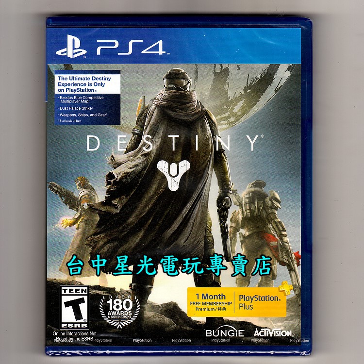 二館【PS4原版片】☆ 天命DESTINY ☆英文亞版全新品【特價優惠】台中星光電玩| 蝦皮購物