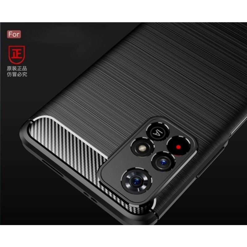 【瘋客邦3C】倉庫現貨小米 POCO X3 PRO 碳纖維拉絲手機殼防滑磨砂手機保護套全包防摔軟殼