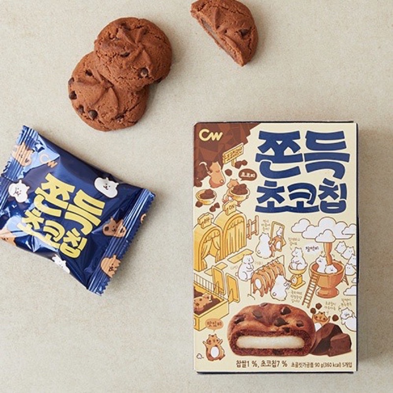 24h出貨!!韓國巧克力麻糬餅乾🍪🐿️ 即期良品