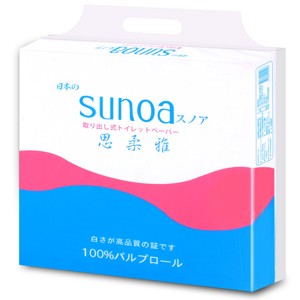 SUNOA 抽取式衛生紙 100抽x80包 百吉牌