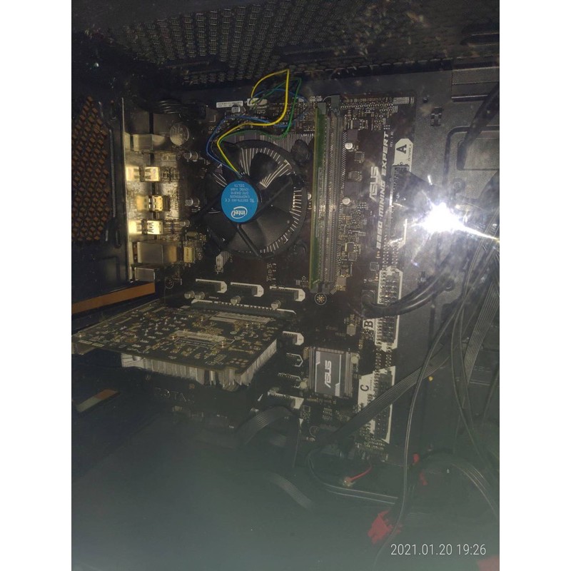 i5 7400 ASUS asus b250 mining expert半套 保內