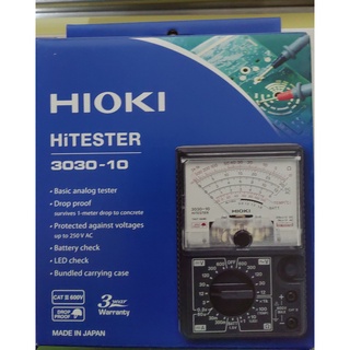 【雙魚五金】日本 HIOKI 3030-10 指標型三用電表 指針電錶 三用電錶 指標型電表 600 V 3030