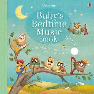英國Usborne 小寶貝晚安曲音效書 Baby's Bedtime Music Book 森林裡的音樂大師