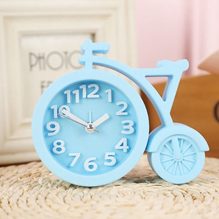 【現貨】 簡約 時尚[送電池]學生時鐘鬧鐘靜音電子鐘創意簡約臥室床頭兒童小鐘錶