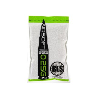 【QC軍品】『 0.25g 』BLS 5.95mm 精密研磨 BB彈 (1公斤裝，約4000顆)(白色)(0.25)