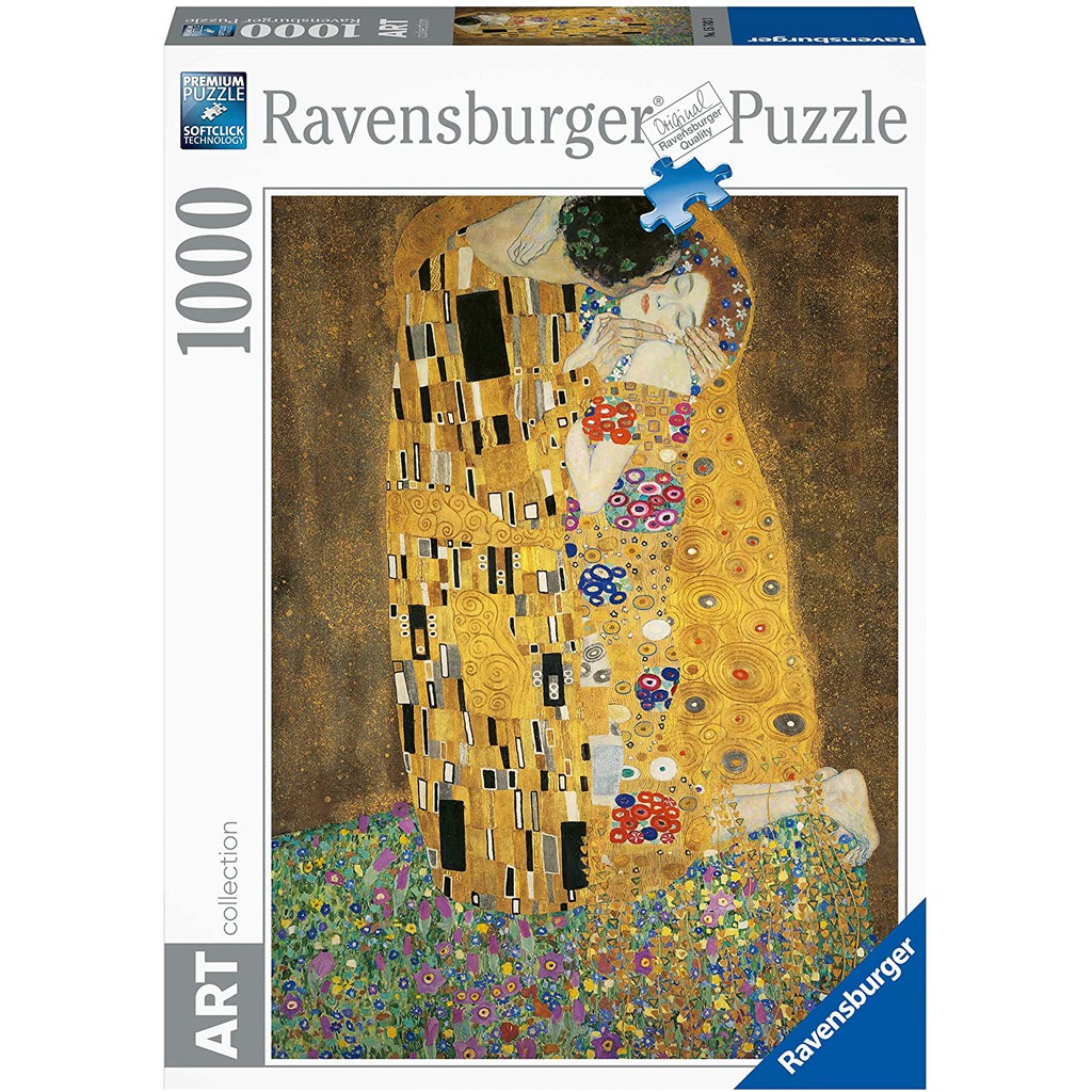 【現貨在台】正版德國維寶Ravensburger ART 克林姆：吻1000片拼圖 #15743