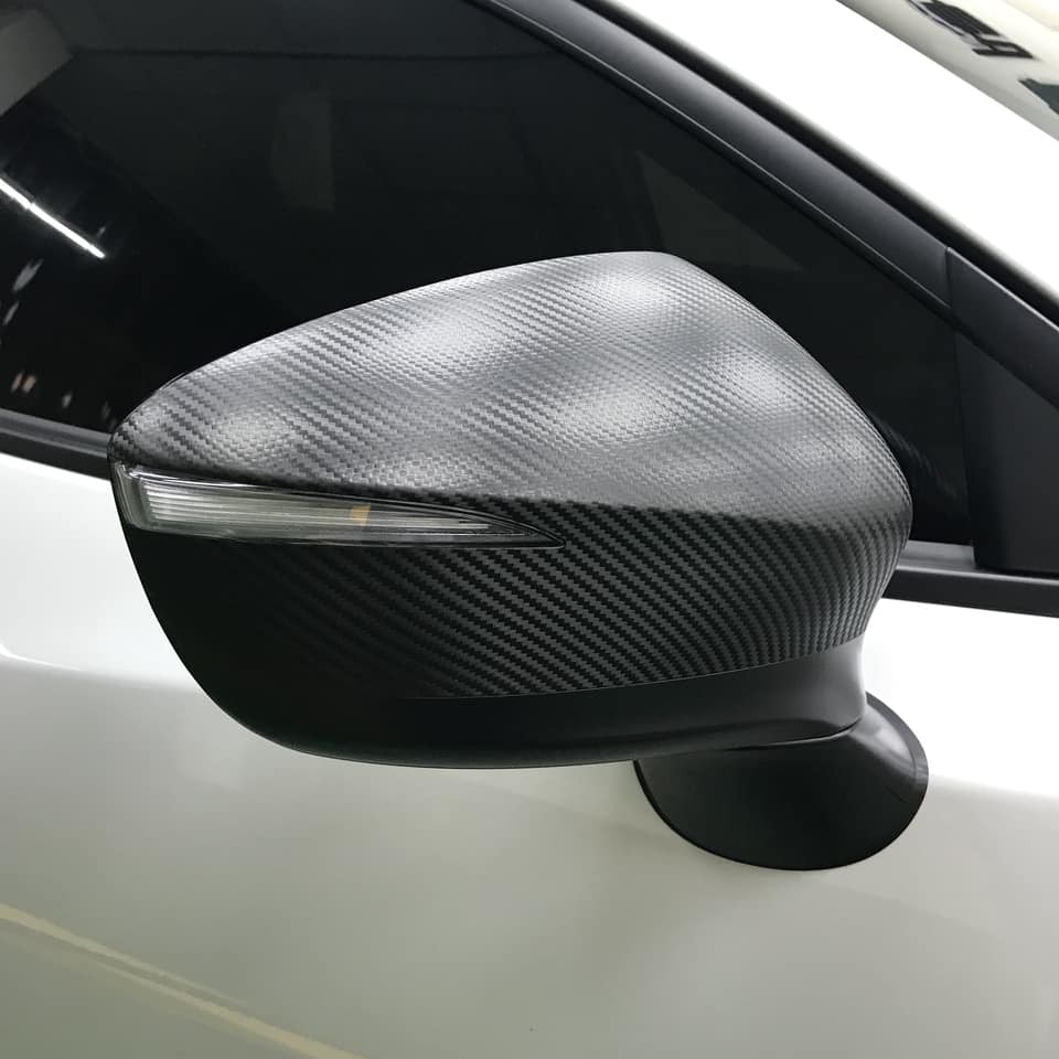 Mazda Cx 3後視鏡3m1080金屬碳纖維包膜 蝦皮購物
