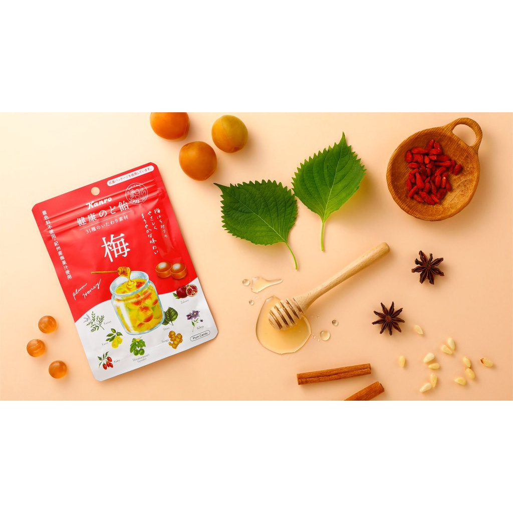 現貨 甘樂kanro のど飴系列13種漢方採用蜂蜜梅汁口味潤喉糖chris福利社 蝦皮購物
