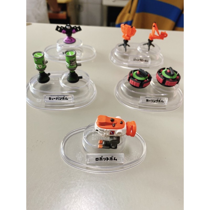 Splatoon Splatoon2 漆彈大作戰花枝墨魚戰士副武器食玩扭蛋轉蛋食玩任天堂switch 蝦皮購物