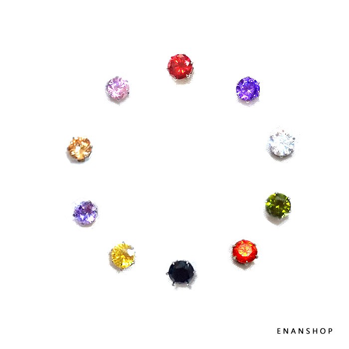 六爪純鋼水鑽耳環 無耳洞可 鋼針耳環 磁鐵耳環 不鏽鋼 抗過敏 可戴著洗澡 惡南宅急店【0042D】