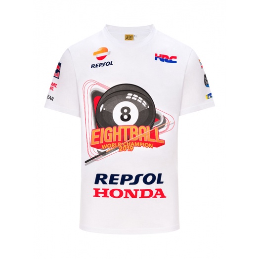 MOTO GP正版官方周邊-全新現貨-mm93 8冠T恤-REPSOL HONDA賽車隊