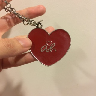 專櫃正品 agnes b. agnesb 愛心吊飾 a love b