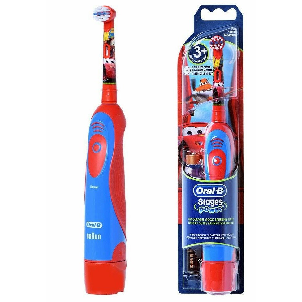 【正品】德國百靈 Oral-B 歐樂B 兒童電動牙刷 汽車款 附電池 DB4510K 電池式