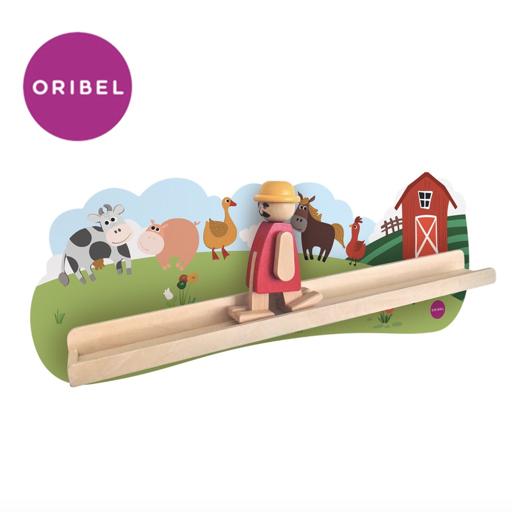 【樂森藥局】新加坡 Oribel 王老先生有塊地 創意壁貼玩具 壁貼木玩  壁貼 益智玩具