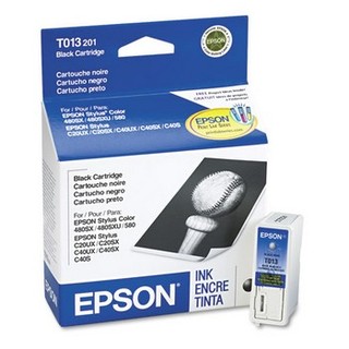 EPSON T013201 黑色原廠墨水匣(T014201彩色原廠墨水匣300元)