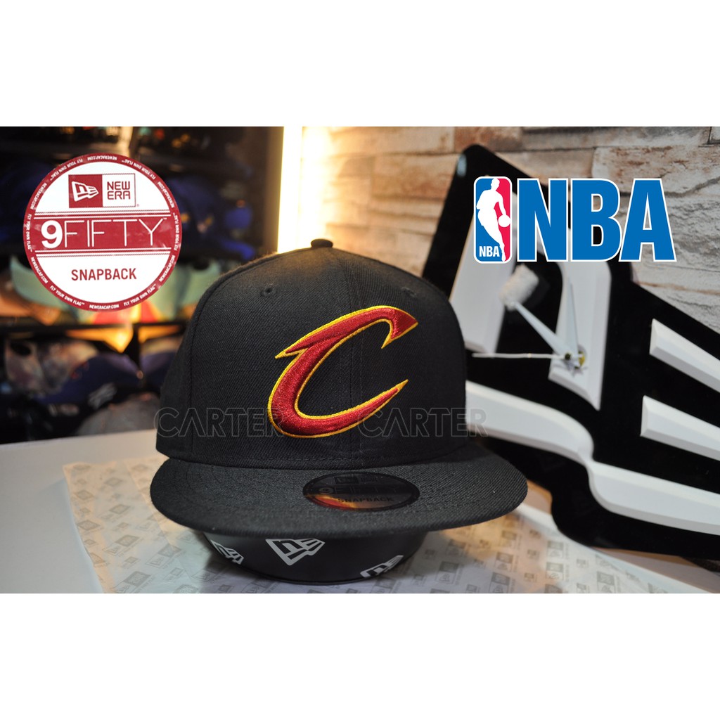 New Era NBA Cleveland Cavaliers C Snapback 克里夫蘭騎士隊C字酒紅黃後扣可調帽