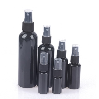 Yni 50ml / 100ml 黑色寵物噴霧瓶可再裝瓶塑料香水霧化器空噴霧瓶